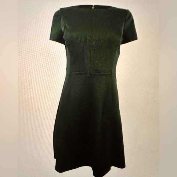 Lauren Ralph Lauren Dark Green Short Sleeve Dress, size 0 - Picture 1 of 8